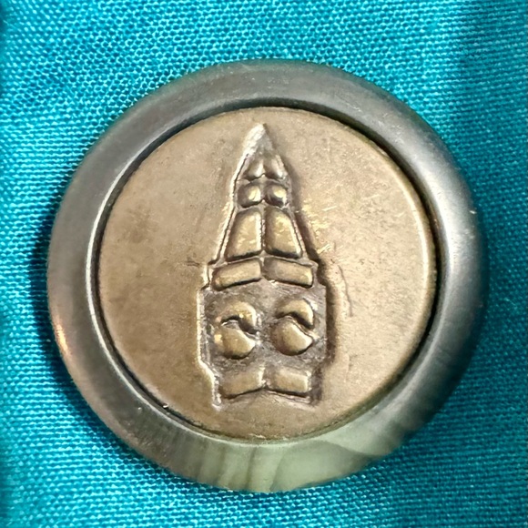 Down Vtg London Fog parka with removable down lining in teal. Size Large Long - Picture 5 of 14